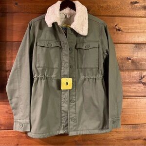 Hang Ten Women’s Sherpa-Lined Utility Jacket - Size Small